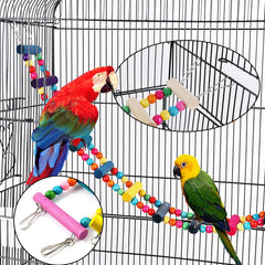 Hamiledyi bird hammock platform image showcases rest spots and elevated perches for comfort.