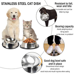 Hamiledyi dishwasher-safe pet bowl, easy to clean after meals.