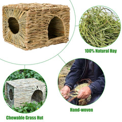 Hamiledyi grass house foldable design for easy cage placement