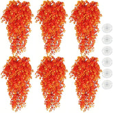 Hamiledyi hanging reptile plants with suction cups secure colorful habitat accents.