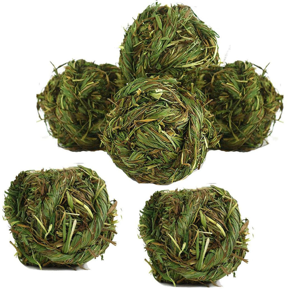 Hamiledyi Rabbit Chew Ball with Timothy grass, natural material for gentle nibbling