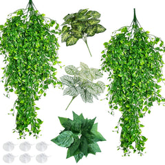Hamiledyi reptile plants green hanging plants offer durable hiding spots for reptiles