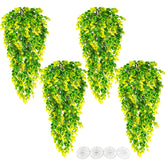 Hamiledyi reptile plants hanging 4pc set adds climbing enrichment to terrariums