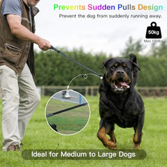 Hamraba USB-C fast charging leash ready for longer outings.