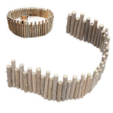 Haosie flexible hamster wooden bridge promotes exploration and restful lounging.