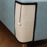 haozaikeji cat scratcher mat sisal cover for durable scratching and furniture protection.