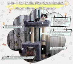 Hapineko cat cave cozy hideaway for naps and privacy.