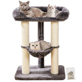 Happi N Pets 28in cat tree base shows sturdy stability for big cats.