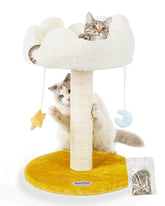 Happi N Pets Cloud Cat Tree perch for lounging and scratching.