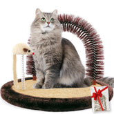 Happi N Pets Original Cat Self Groomer arch brush for a soothing fur massage