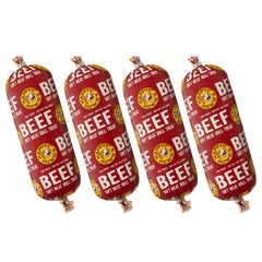 Happy Howie's Soft Beef Roll in hand — soft, tasty training reward