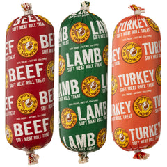 Happy Howie's Soft Meat Roll Pack-3 image showing versatile dog treats