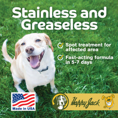 HAPPY JACK Sardex odorless-greasefree formula closeup highlights mess-free use