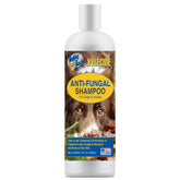 Happy Jack Xylecide shampoo bottle detailing ringworm control and itch relief benefits.