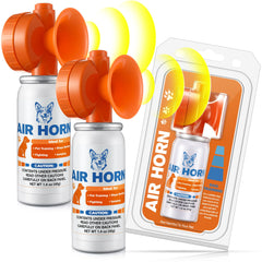 HappyAlley air horn 1-4 oz capacity for loud outdoor alerts and safety.