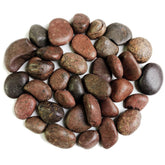 HappyFiller red pebbles aquarium bottom arrangement boosts water color and natural appeal.