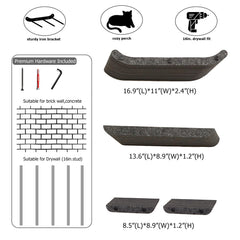 HAPYKITYS silent dampening panel-grey reduces noise during feline zoomies for a calmer home.