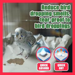 HA SHI Hashi bird cage liner tear-resistant for easy replacement.