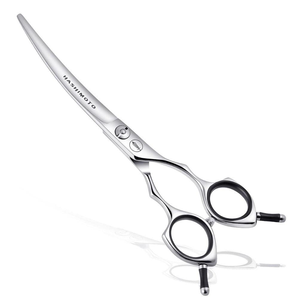 Hashimoto dog grooming scissors 6.5 inches for precise face and paw shaping.