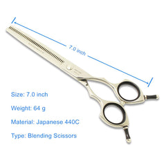 HASHIMOTO dog grooming shears lightweight handle reducing hand fatigue during sessions.