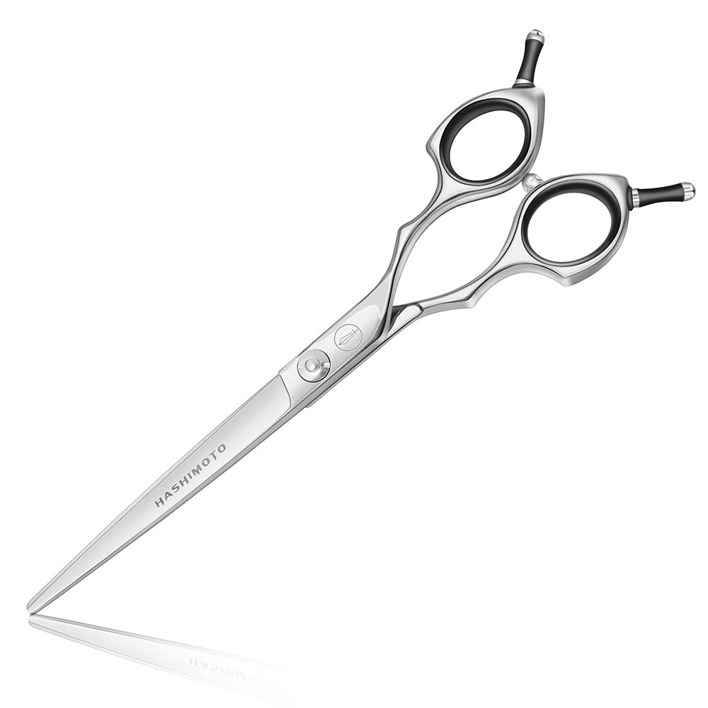 HASHIMOTO dog straight scissors main image: lightweight grooming tool for comfortable trims