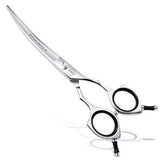 HASHIMOTO grooming scissors with large holes for comfortable trimming.