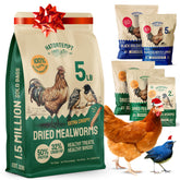 Hatortempt dried mealworms bag close-up highlighting high-protein bird food.