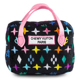 Haute Diggity Dog Black Monogram Chewy Vuiton handbag full view for stylish fetch play