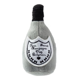 Haute Diggity Dog Champagne Perignonn toy front view encourages playful interaction and enrichment.