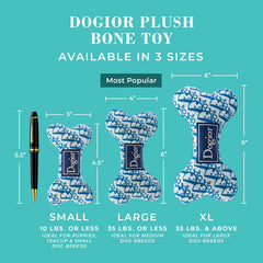 Haute Diggity Dog Dogior Bone with embroidered details for premium look.