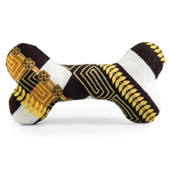 Haute Diggity Dog Fursace Bone plush material feels soft but durable for hours of play