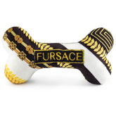 Haute Diggity Dog Fursace Bone squeaker toy promotes interactive fetch and enrichment