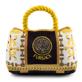 Haute Diggity Dog Fursace Handbag toy front view for stylish playtime
