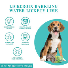 Haute Diggity Dog LickCroix Barkling Water Lickety Lime embroidered detail highlights premium design.