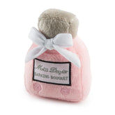 Miss Dogior perfume toy pink plush rose-scent vibe for playful enrichment.