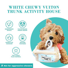 Haute Diggity Dog plush-material closeup highlights soft texture for cozy play.