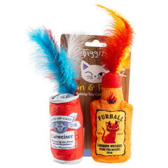 Haute Diggity Kitty Catweiser bottle image – soft plush toy for active play and cuddle moments.