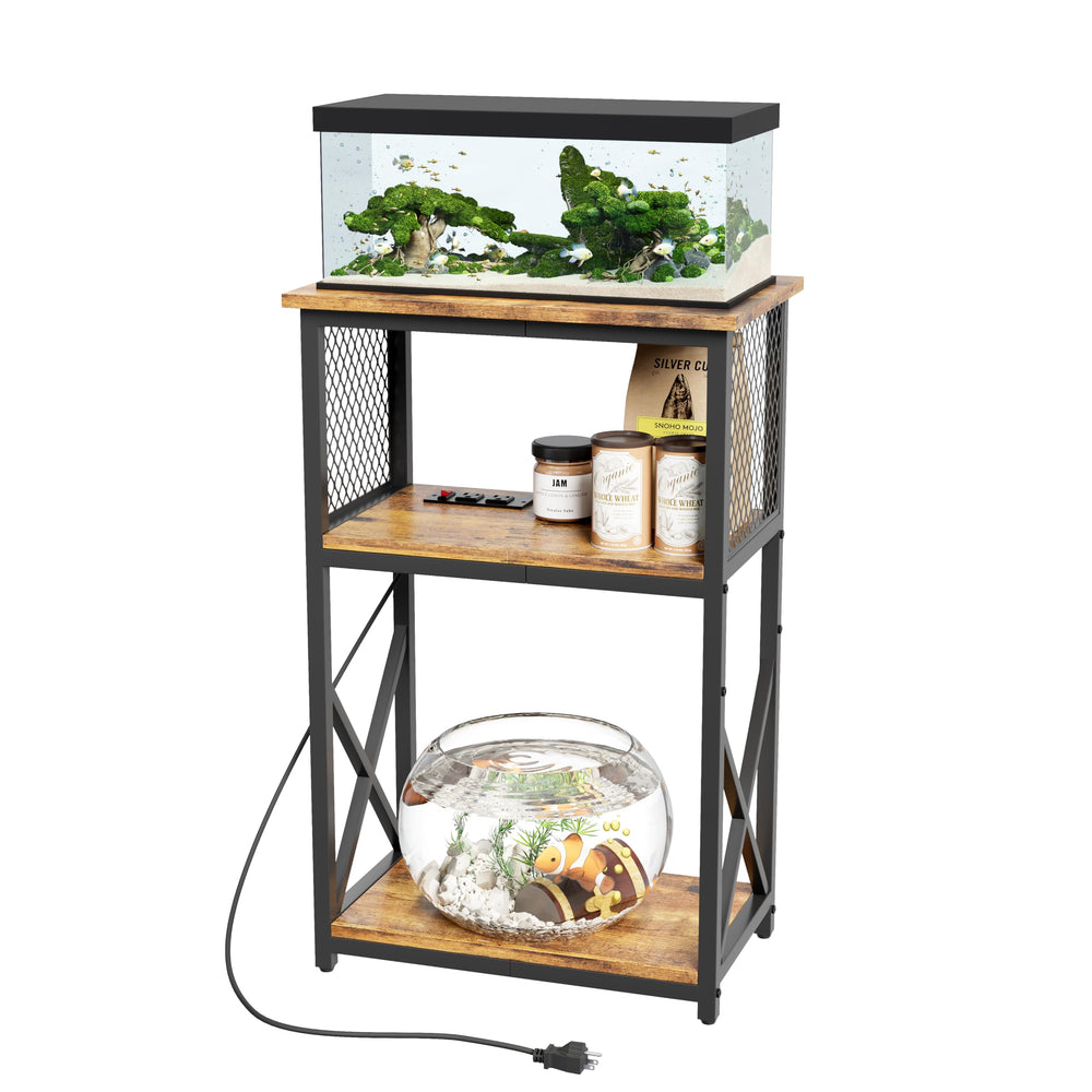 HavenlyYouth top-view stand demonstrates organized charging for aquarium equipment.