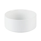 Havniva ceramic dog bowl 7.3-inch front view with easy-clean glaze for everyday meals.