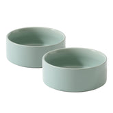Havniva ceramic dog bowls set of 2 showcase durable, easy-clean design.