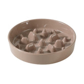 Havniva ceramic slow feeder bowl 1.6 cup front view promoting paced eating