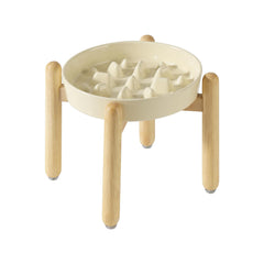Havniva ceramic slow-feeder bowl top view promoting slower meals