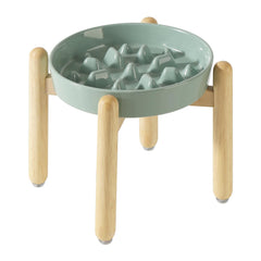 Havniva ceramic slow-feeder dish 9.5-inch promotes slower eating and easy cleaning