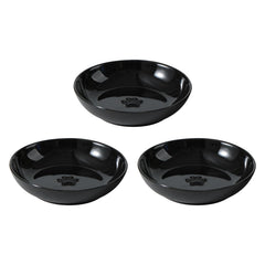 Havniva ceramic wide whisker-friendly cat bowl with shallow design for comfortable eating.