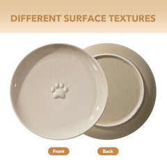 Havniva glazed ceramic bowls are easy to clean after feeding.