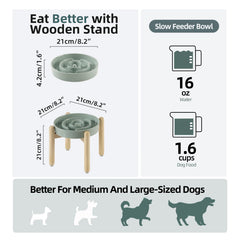 Havniva elevated wooden stand supports improved dining posture