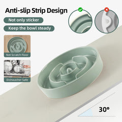 Havniva puzzle slow dish 8-2inch promotes mindful eating