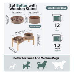 Havniva puzzle slow-dish for dogs encourages mindful pacing during meals.
