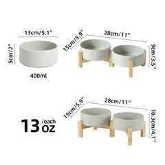 Havniva two-height stand shows adjustable height for comfortable meals.