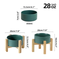 Havniva two-height stand configuration showing alternate heights for comfortable feeding.